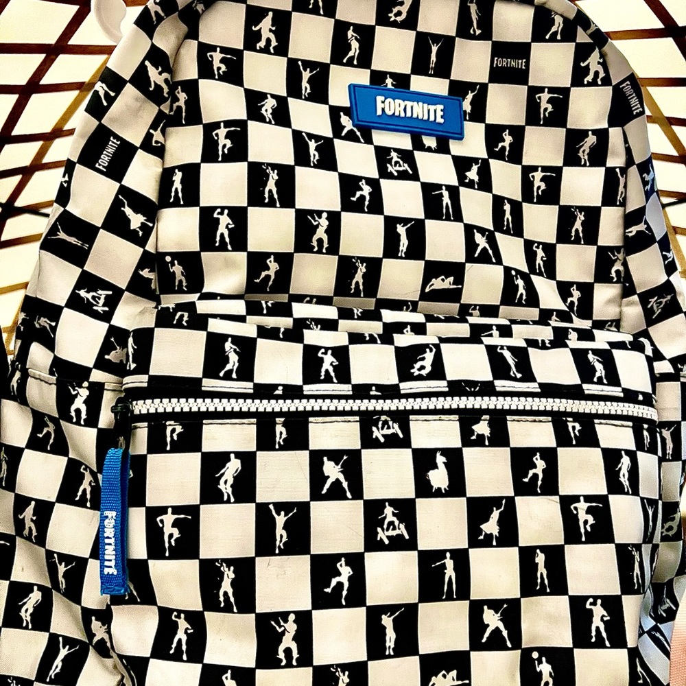 Like brand new Fortnight backpack. Covid arrived, and t No backpacks allowed.